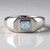 Anello in argento con Acquamarina Brasiliana