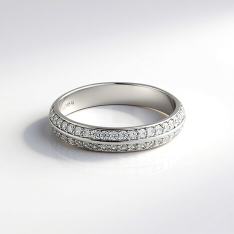 Anello in argento con Zircone