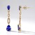Boucles d'oreilles en or et Tanzanite AAA (CIRARI)