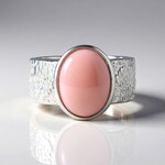 Anello in argento con Opale Rosa (de Melo Essence)
