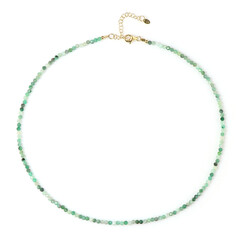 Collier en argent et Emeraude du Brésil