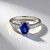 Anello in argento con Tanzanite