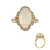 Anillo en oro con Ópalo Welo AAA (D'vyere)