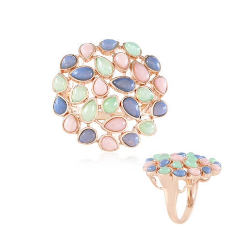 Anillo en plata con Ópalo rosa (KM by Juwelo)