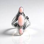 Anello in argento con Opale Rosa (Desert Chic)