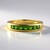 Anello in argento con Diopside Russo