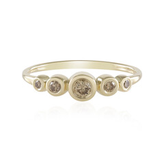 Anillo en oro con Diamante I3 champán