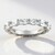 Bague en argent et Topaze blanche
