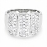 Anillo en plata con Zafiro blanco