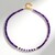 Collana in argento con Ametista Zambiana