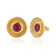 Madagascar Ruby Silver Earrings (de Melo)