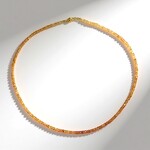 Collana in argento con Topazio Imperiale