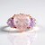 Anello in argento con Quarzo Rosa (Gems en Vogue)