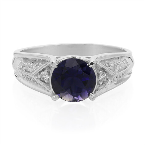 Anello in argento con Iolite Ceylon
