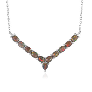 Mezezo-Opal-Silbercollier