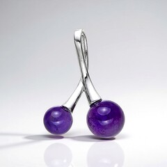 Ciondolo in argento con Ametista