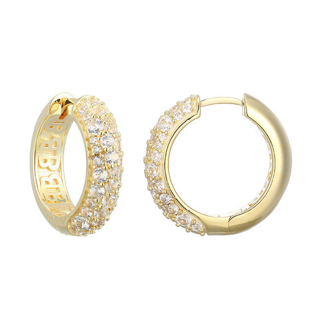 Zirkon-Silberohrringe