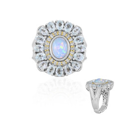 Welo-Opal-Silberring