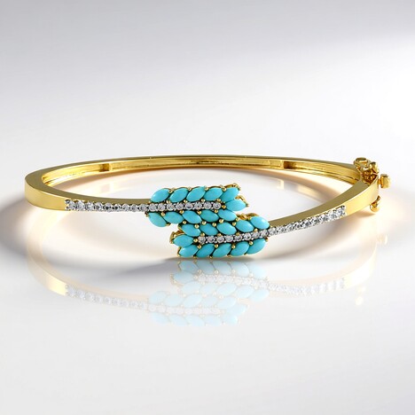 Bracciale in argento con Turchese Sleeping Beauty (Faszination Türkis)