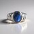 Anello in argento con Labradorite