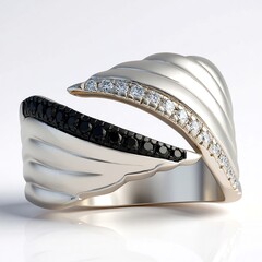Anello in argento con Diamante I1 (G)