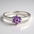 Anello in argento con Ametista