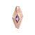 Rose de France Amethyst Silver Pendant (MONOSONO COLLECTION)
