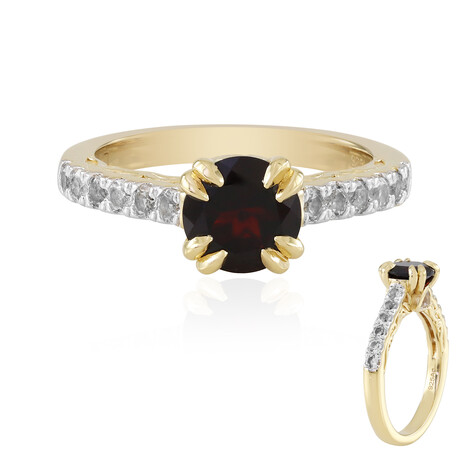 Mozambique Garnet Silver Ring