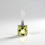Ciondolo in argento con Quarzo Limone