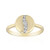 Gouden ring met een Diamant SI1 (G) (Annette)