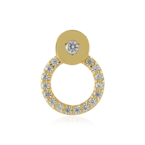 Zirkon-Silberanhänger