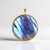 Pendentif en argent et Labradorite (Adela Silber)