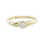 Gouden ring met een Loepzuivere (F) Diamant (LUCENT DIAMONDS)