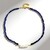 Collana in argento con Zaffiro Blu del Madagascar (Riya)