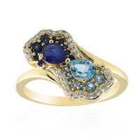 Anello in oro con Zaffiro Blu (Adela Gold)