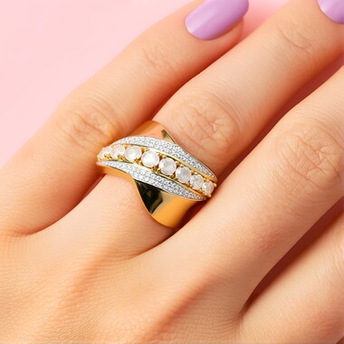 Anillo en plata con Ópalo de Welo