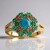 Anello in oro con Turchese (Adela Gold)