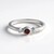 Anello in argento con Zircone Rosa