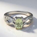 Anello in argento con Ortoclasio