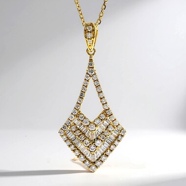 SI1 (H) Diamant-Goldhalskette (CIRARI)