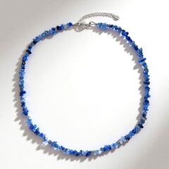 Collana in argento con Quarzo Blu