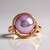 Anello in argento con Perla Ming Porpora (TPC)