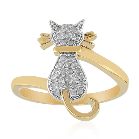 I3 (I) Diamant-Silberring