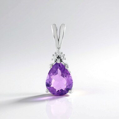 Marokkanischer Amethyst-Silberanhänger
