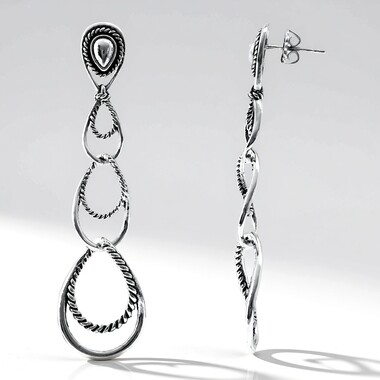 Boucles d'oreilles en argent (Desert Chic)