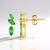 Orecchini in argento con Lemshuku Tsavorite