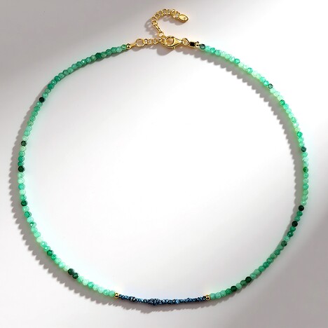 Collana in argento con Smeraldo Brasiliano