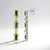 Orecchini in argento con Smeraldo Zambia (Gems en Vogue)