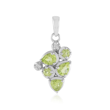 Peridot Silver Pendant