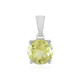 Ciondolo in argento con Quarzo Ouro Verde